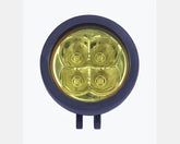 GR GOLD 4 LED FOG LIGHT WITH ROUND CAP | Auxiliary light